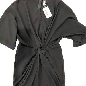 Blue Blush Black Dress